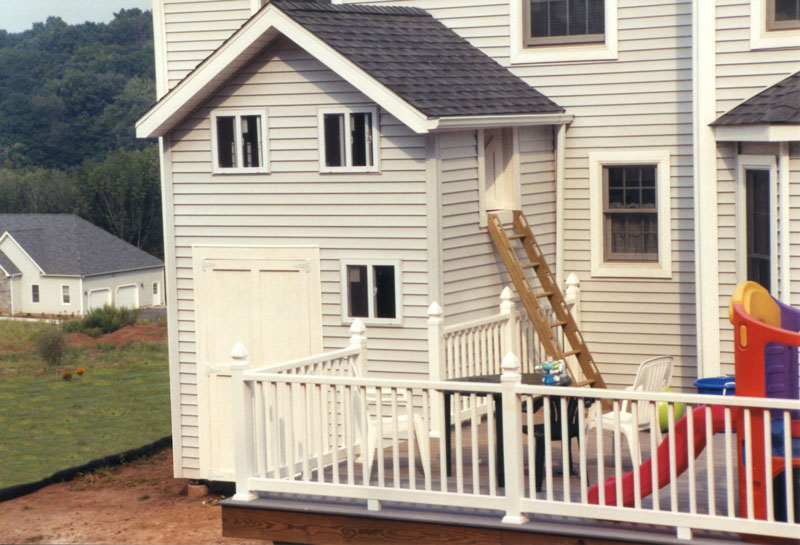 Both the shed and the playhouse are big hits with the customer and the children.