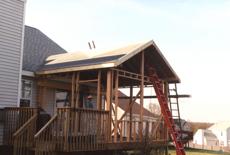 Building the sunroom, matching the general look of the home