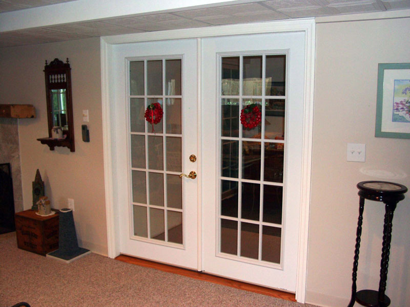 Interior french doors provide double the width of a regular door and more convenience