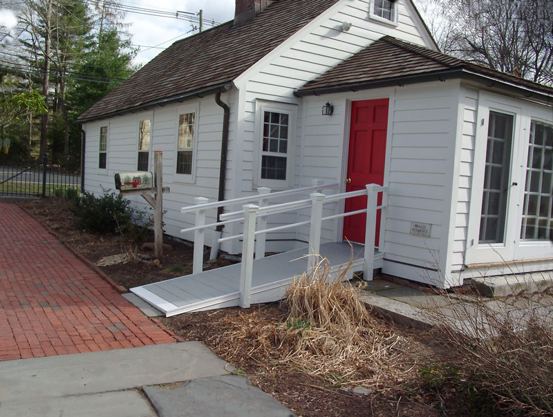 This non-skid ramp handles the most severe weather.