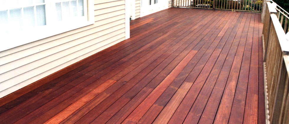 Teakwood deck